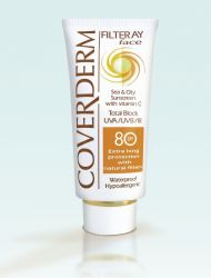 Coverderm Coverderm Filteray Face SPF80 50 ml -Fnyvd krm Arcra SPF80 (3 rnyalat )50ml