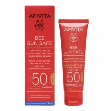   APIVITA Bee Sun Safe Sznezett Krm Rnok-Pigmentfoltok ellen SPF50  50ml