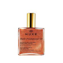 NUXE - HUILE PRODIGIEUSE - Többfunkciós arany-csillámos szárazolaj arcra, testre és hajra NUXE - HUILE PRODIGIEUSE - Többfunkciós arany-csillámos szárazolaj arcra, testre és hajra