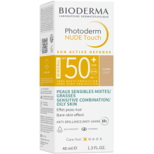  Bioderma BIODERMA Photoderm NUDE Touch Mineral SPF50+ LIGHT-vilgos 40ml