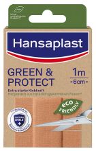  Hansaplast Hansaplast Green & Protect Rugalmas sebtapasz KO 1m x 6cm