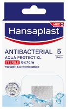 Hansaplast Hansaplast MED Aqua Protect XL vzll, antibakterilis  Sebtapasz 7cm*6cm 5db